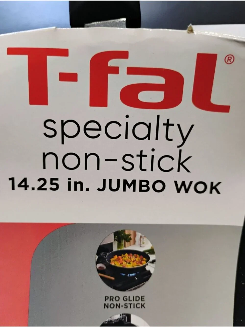 T-Fal Specialty Non-Stick 14.25-Inch Jumbo Wok Dishwasher Safe
